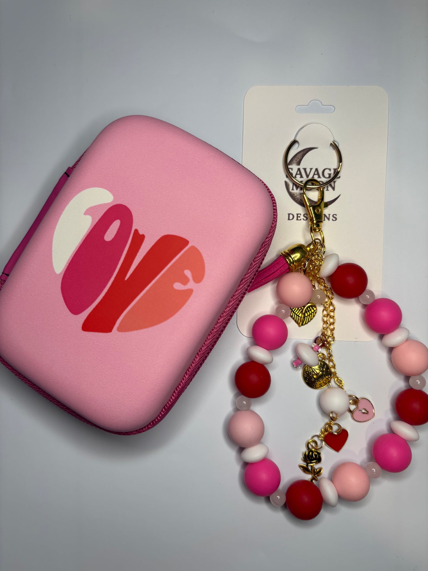 Keychain with mini bag