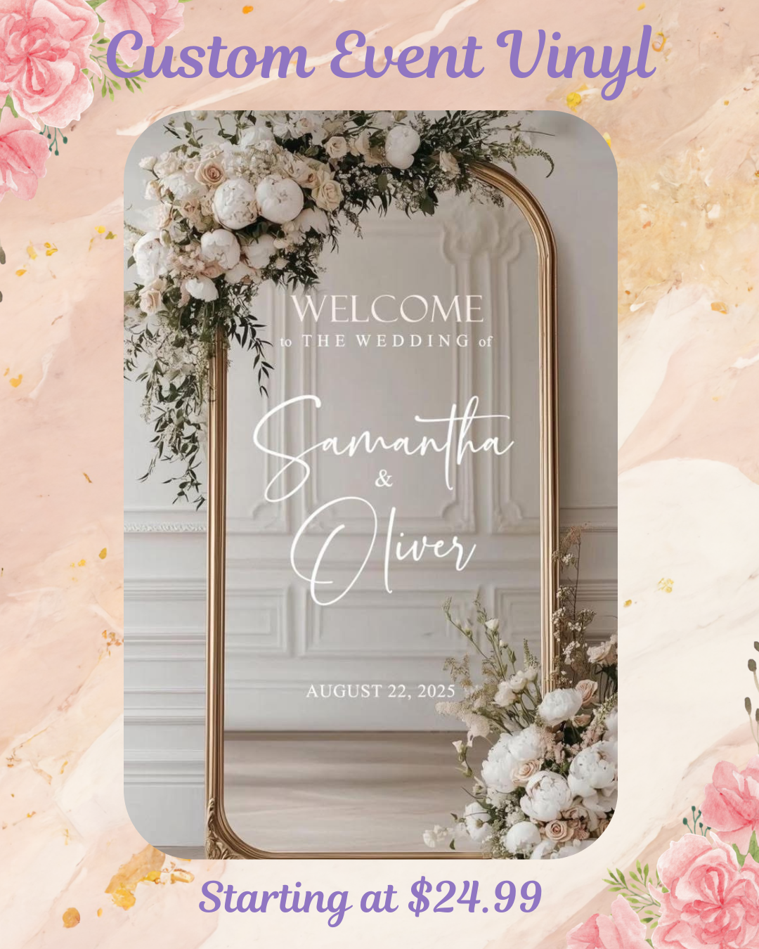 Custom Event Vinyl Decal