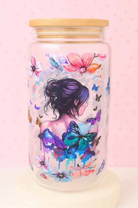 Butterfly Girl Tumbler
