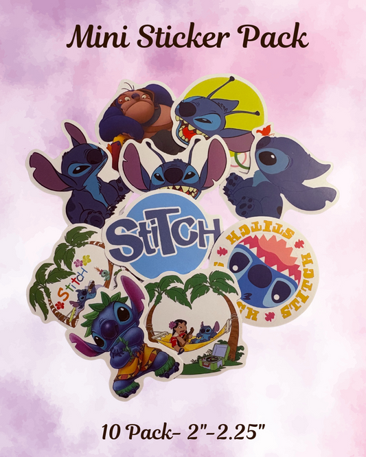Stitch- Mini Sticker Bundle