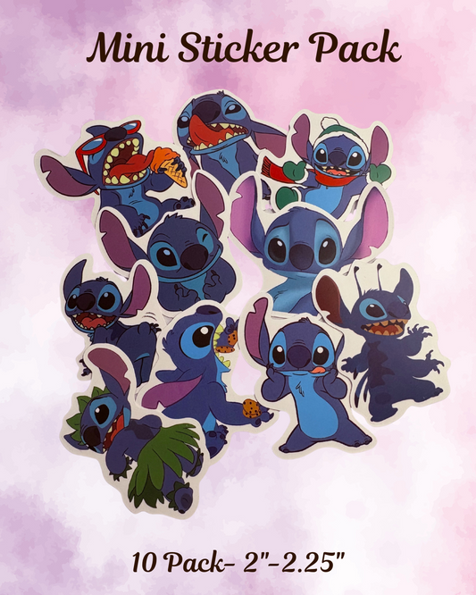 Stitch- Mini Sticker Bundle