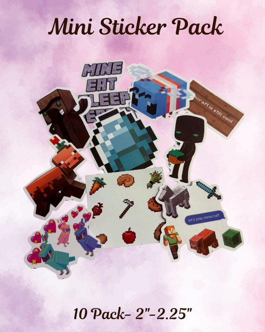 Minecraft- Mini Sticker Bundle