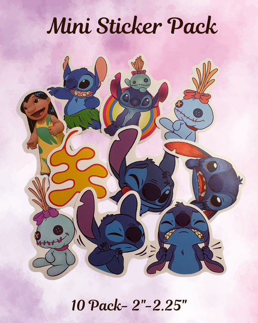 Stitch- Mini Sticker Bundle