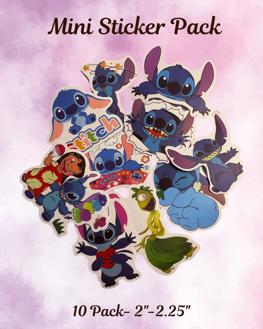 Stitch- Mini Sticker Bundle