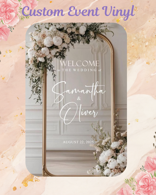 Custom Event Vinyl Decal