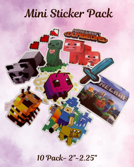 Minecraft- Mini Sticker Bundle