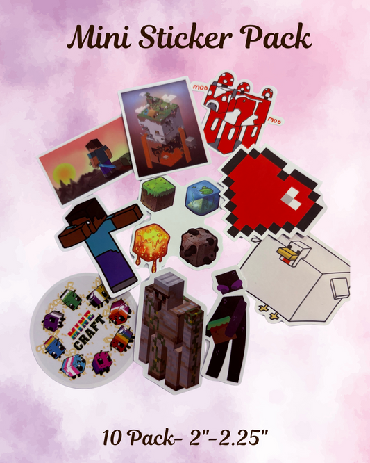 Minecraft- Mini Sticker Bundle