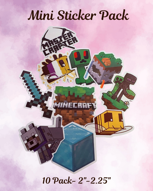 Minecraft- Mini Sticker Bundle