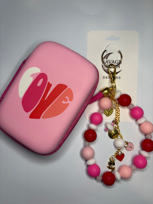 Keychain with mini bag